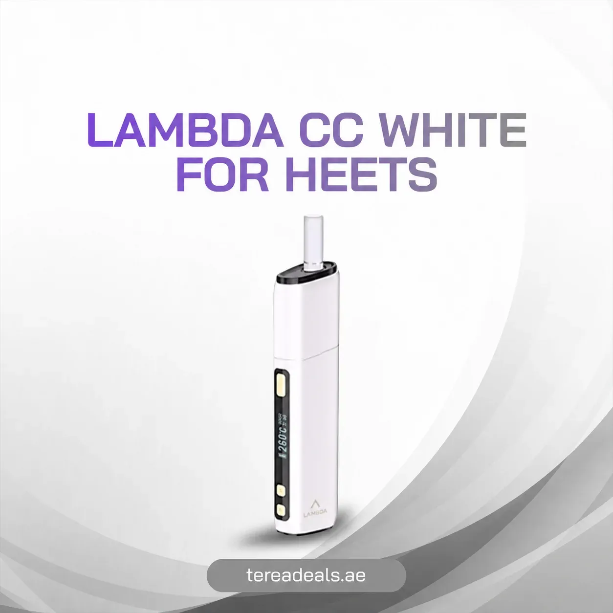 LAMBDA CC White for HEETS heat-not-burn