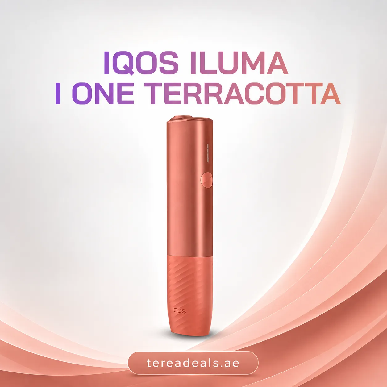 IQOS ILUMA i ONE Terracotta compact heated tobacco device UAE