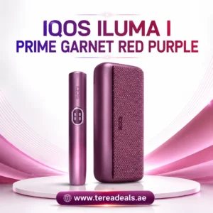 IQOS ILUMA i PRIME Garnet Red Purple heated tobacco device UAE
