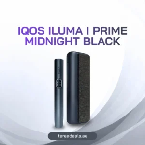 IQOS ILUMA i PRIME Midnight Black premium heated tobacco device UAE