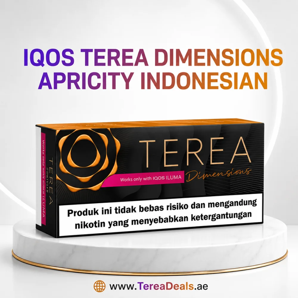 IQOS TEREA Dimensions Apricity Indonesian
