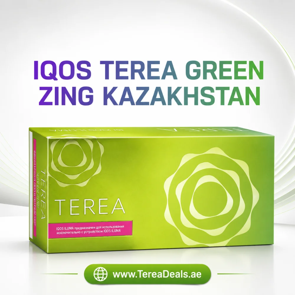 IQOS TEREA Green Zing Kazakhstan UAE for IQOS ILUMA devices
