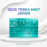 IQOS TEREA Mint Japan UAE for IQOS ILUMA devices